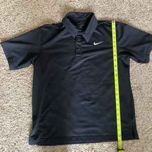 Men's Nike Black Dri-Fit Golf Shirt Size Medium or Large